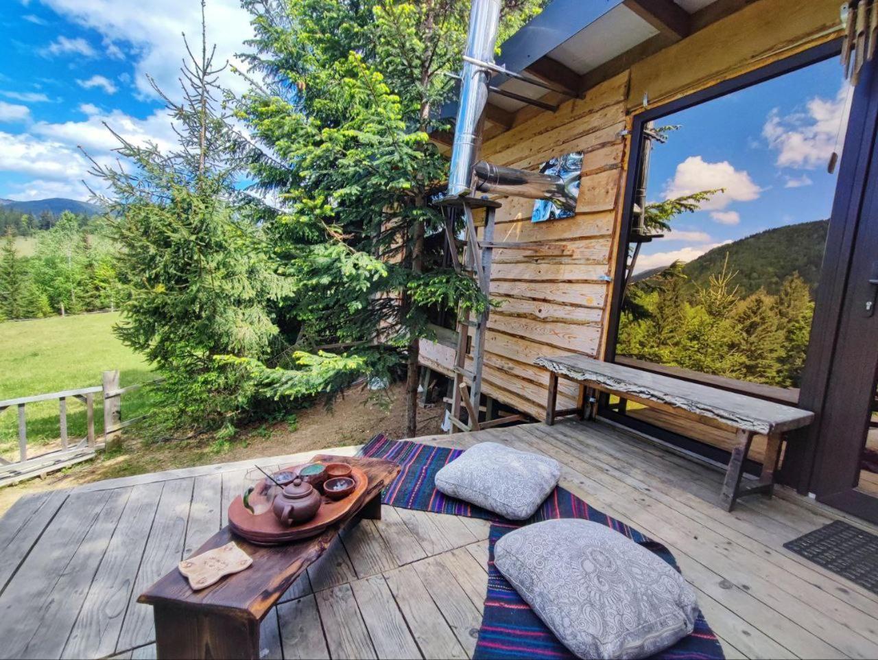 Eco Glamping - Carpathians. Retreat Hub Dzin Space Werchowyna Exterior foto